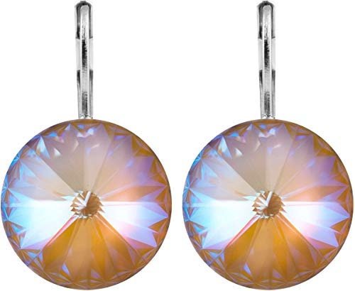Cappucino delite swarovski earrings