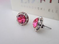 Rose Pink Halo Stud Earrings | Stainless Steel Studs | Valentines Women Gift