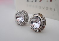 Diamond Clear Halo Stud Earrings / Bridal Rhinestone Jewelry / Statement Earrings / Surgical Steel Studs / Bridesmaids Gift