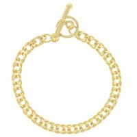 16K Real Gold Plated Chain Bracelets with Custom Initial Charms | Valentine's Day Gift