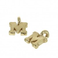 16K Real Gold Plated Chain Bracelets with Custom Initial Charms | Valentine's Day Gift