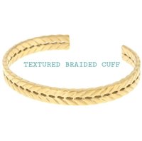 Gold Open Cuff Bracelet | Women Stacking Bangles