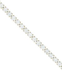 Crystal Clear Cubic Zircon Tennis Bracelet in Gold | Women Minimalist Jewelry