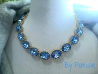 Light Sapphire Crystal Choker | Anna Wintour Necklace