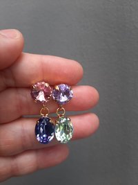 Colorful Mismatched Earrings Set Dangle | Summer Rainbow Party Jewelry 