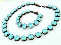Anna Wintour Tennis Necklace in Antique Bronze | Jewelry Set