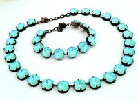 Anna Wintour Tennis Necklace in Antique Bronze | Jewelry Set