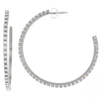 Stainless steel Hoop Earrings 36mm | Everyday Big Hoops