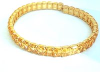 Topaz Crystal Choker Necklace | Statement Collar Wedding Jewelry