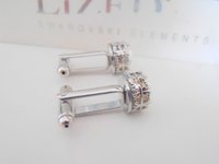 White Pearl Shirt Cufflinks | Suit and Tie Men Cufflinks Art Deco Cufflinks 