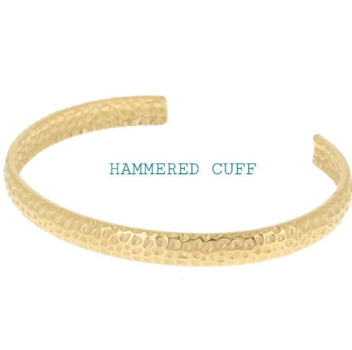 Gold Open Cuff Bracelet | Women Stacking Bangles