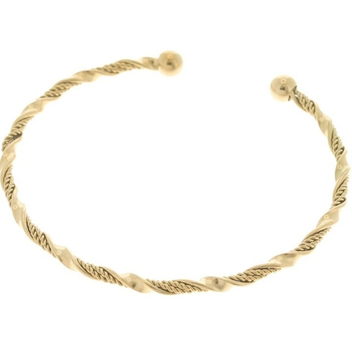 Gold Chain Cuff Bracelet for Women in Stainless Steel | Layering Jewelry 