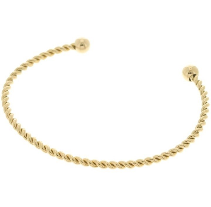 Gold Chain Cuff Bracelet for Women in Stainless Steel | Layering Jewelry 