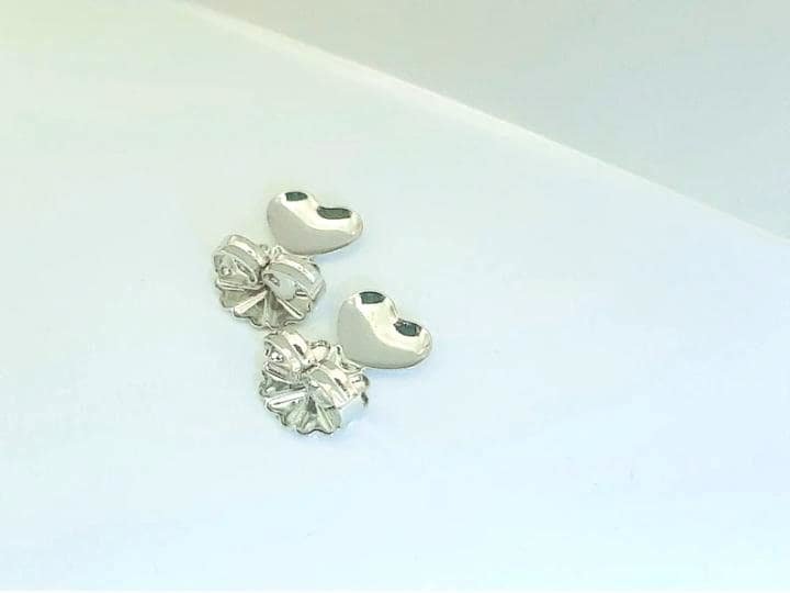 Earring Lifter Backs for Heavy Earrings | Stainless steel Earring Support for Stretched Ear lobs