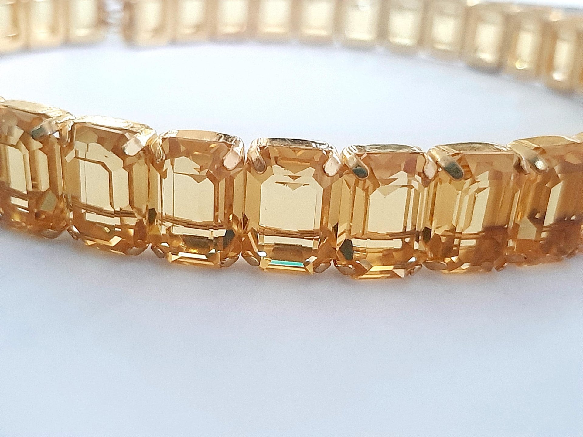 Topaz Crystal Choker Necklace | Statement Collar Wedding Jewelry