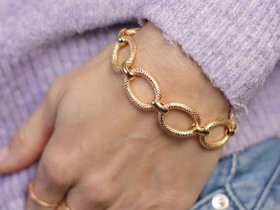 Oversized Cable Gold Chain | Stacking Jewelry