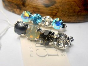 Multicolors Jet Black Perles Brooch, Jacket Pins, Scarf Pin, 8mm, Bridesmaids, Bridal, Silver Plated, Statement Brooch